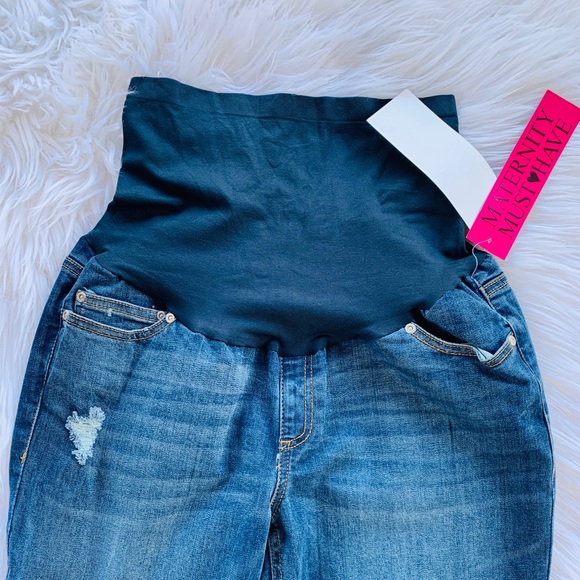 NWT Maternity blue jeans size xl - Picture 5 of 8